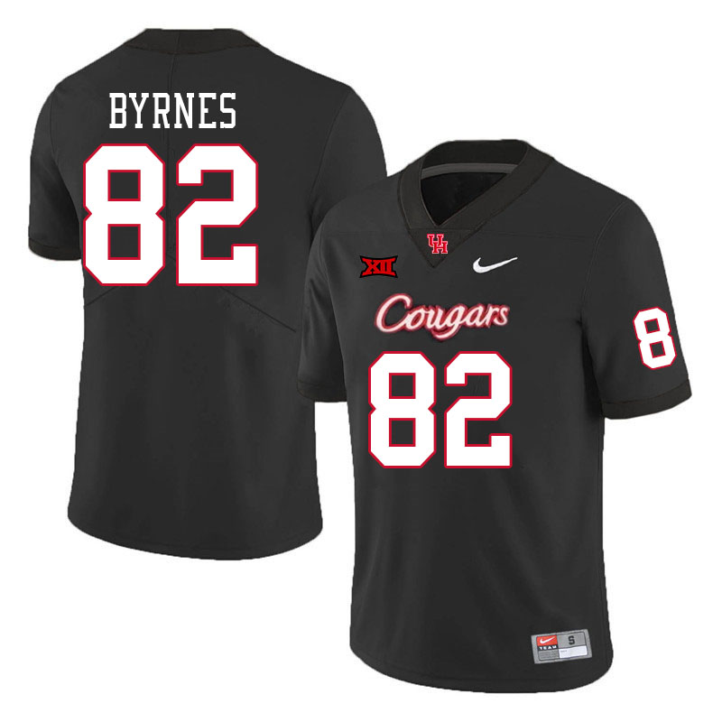 Men #82 Matt Byrnes Houston Cougars Big 12 XII College Football Jerseys Stitched-Black